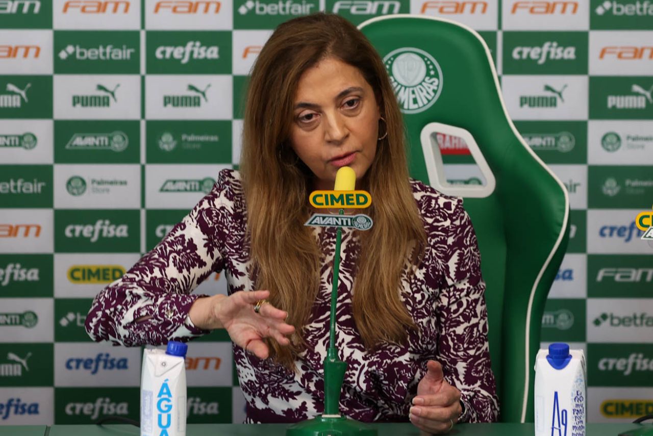 Clima segue tenso entre Leila Pereira e conselheiros do Palmeiras (Foto: Cesar Greco/Palmeiras)
