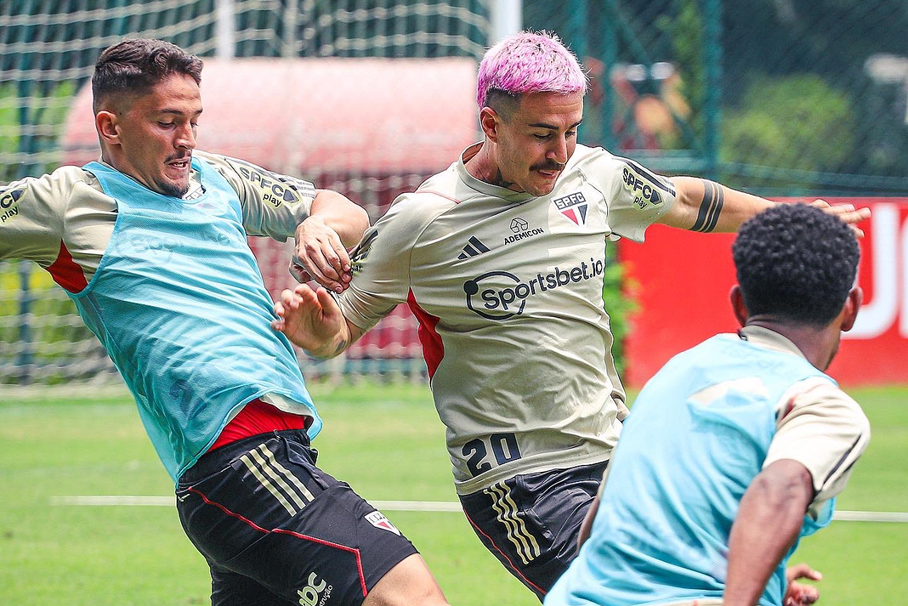 Treino do São Paulo, de Dorival Jr