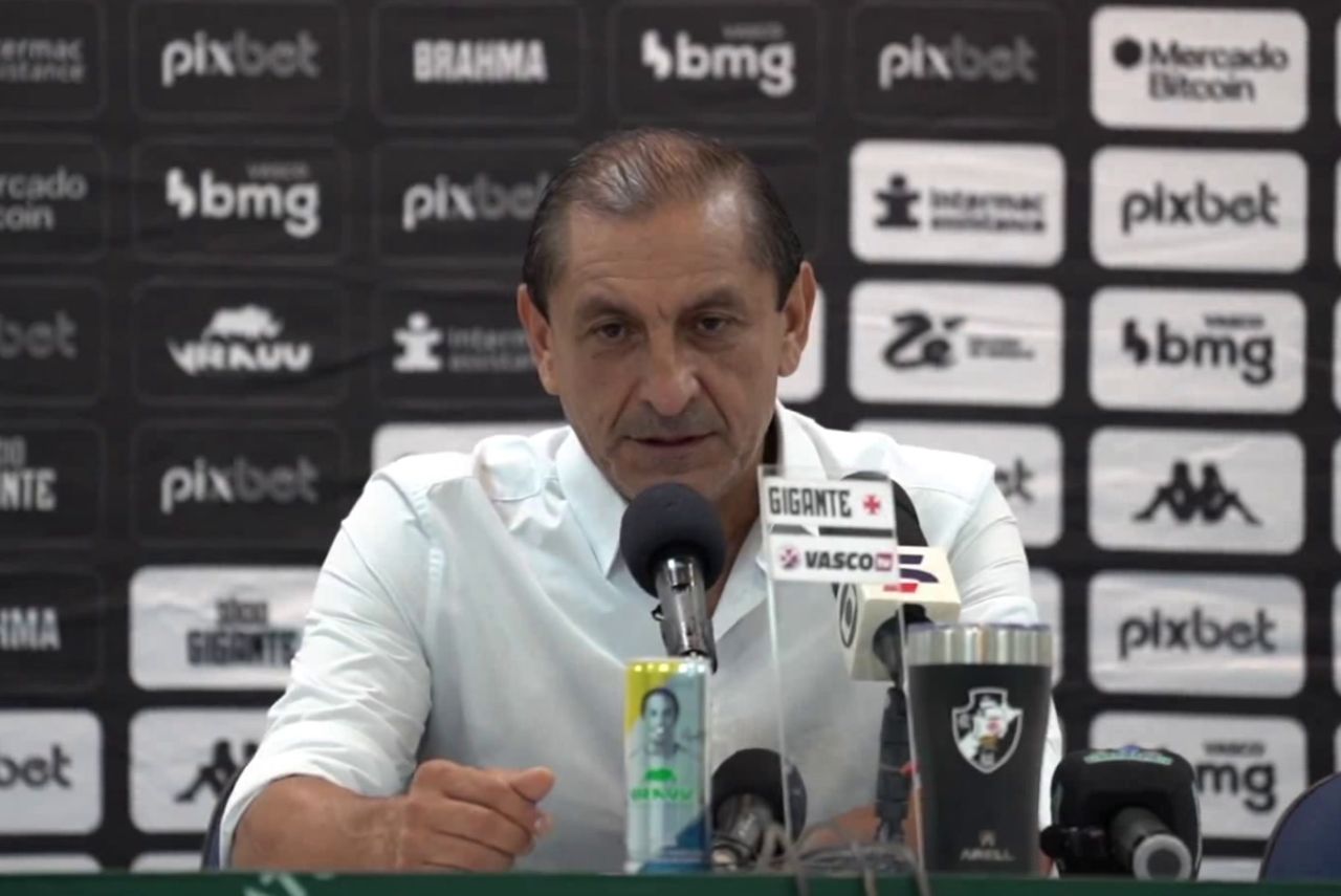 Treinador do Vasco em Coletiva