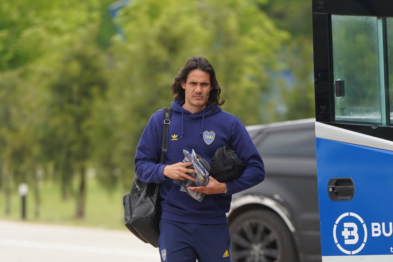 Cavani tem um gol pelo Boca Juniors na Libertadores