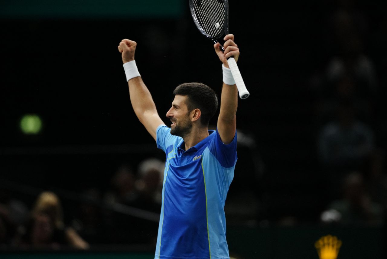Djokovic comemora conquista em Paris