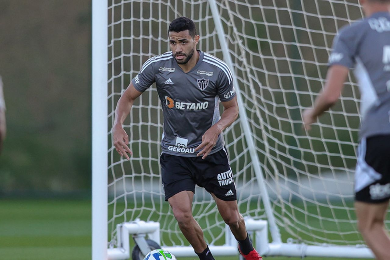 Atacante do Atlético-MG está recuperado de lesão muscular
