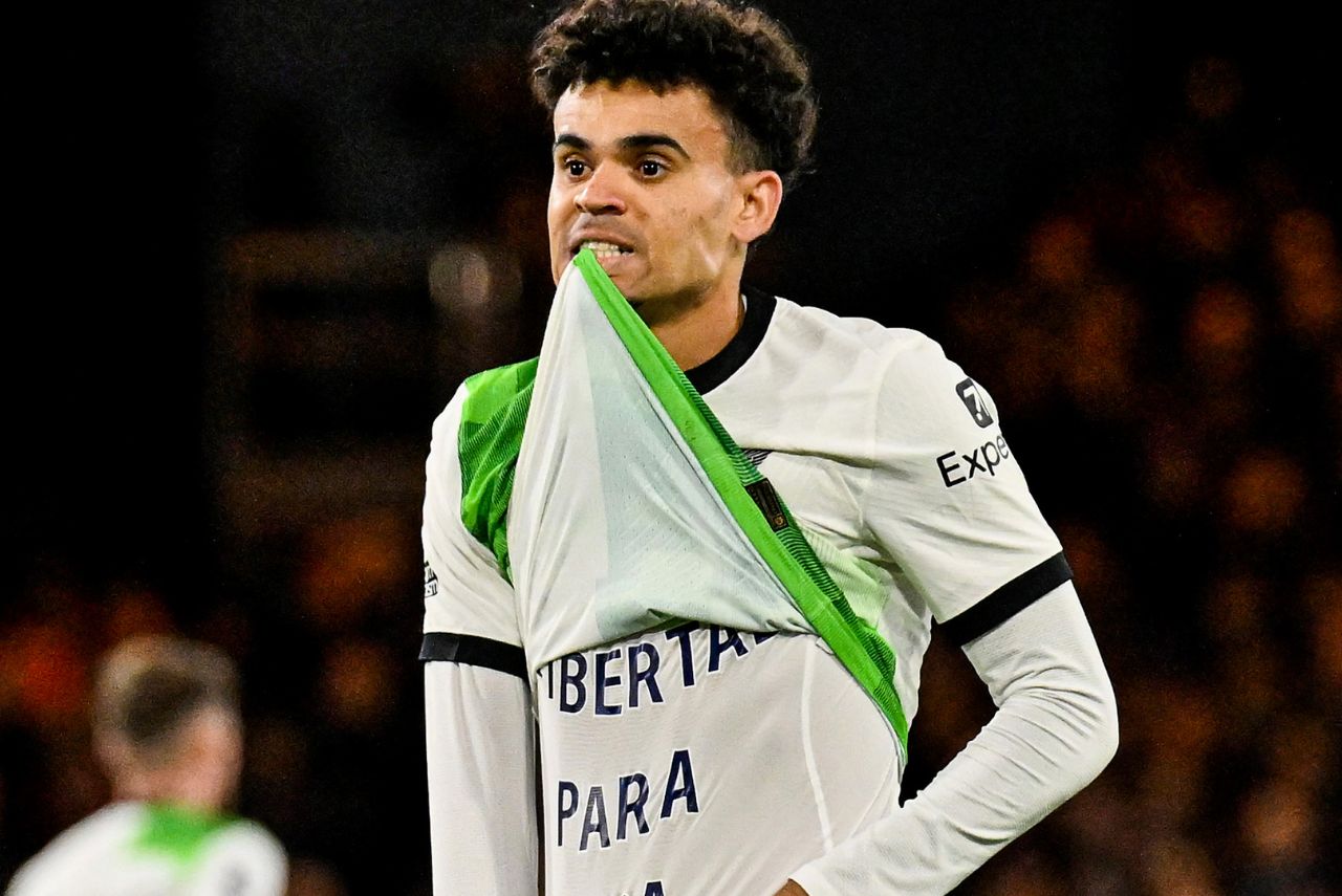 Luis Díaz pediu liberdade do pai após gol