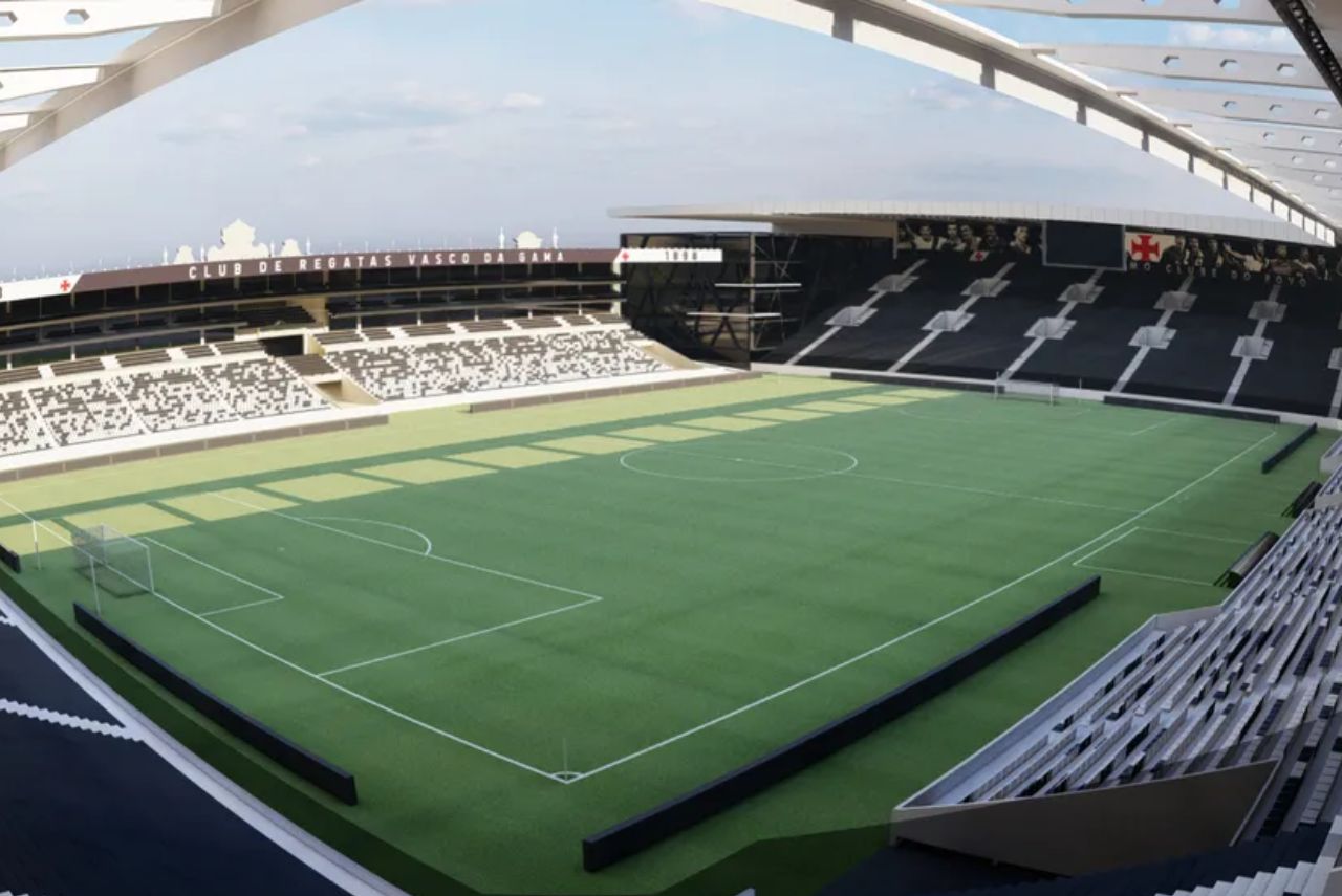Projeto da reforma do estádio do Vasco
