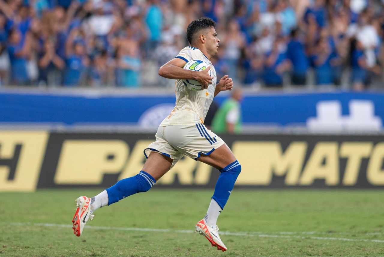 Bruno Rodrigues na derrota do Cruzeiro contra o Inter