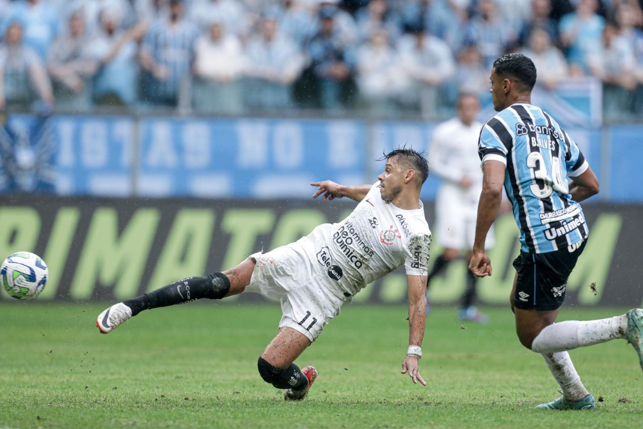 Romero marcou um importante gol para o Corinthians