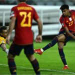 Yamal abriu o placar para a Espanha