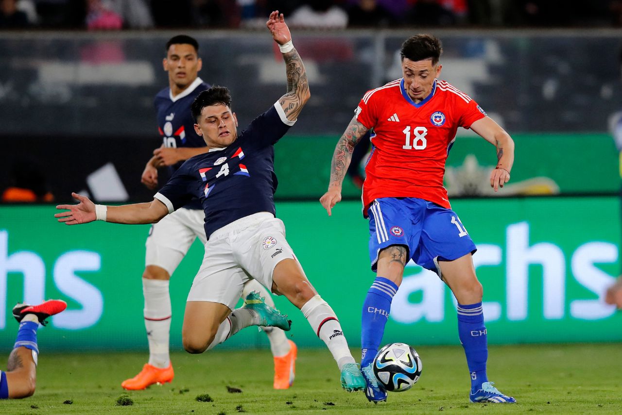 Empate sem gols manteve Chile e Paraguai na parte de baixo da tabela
