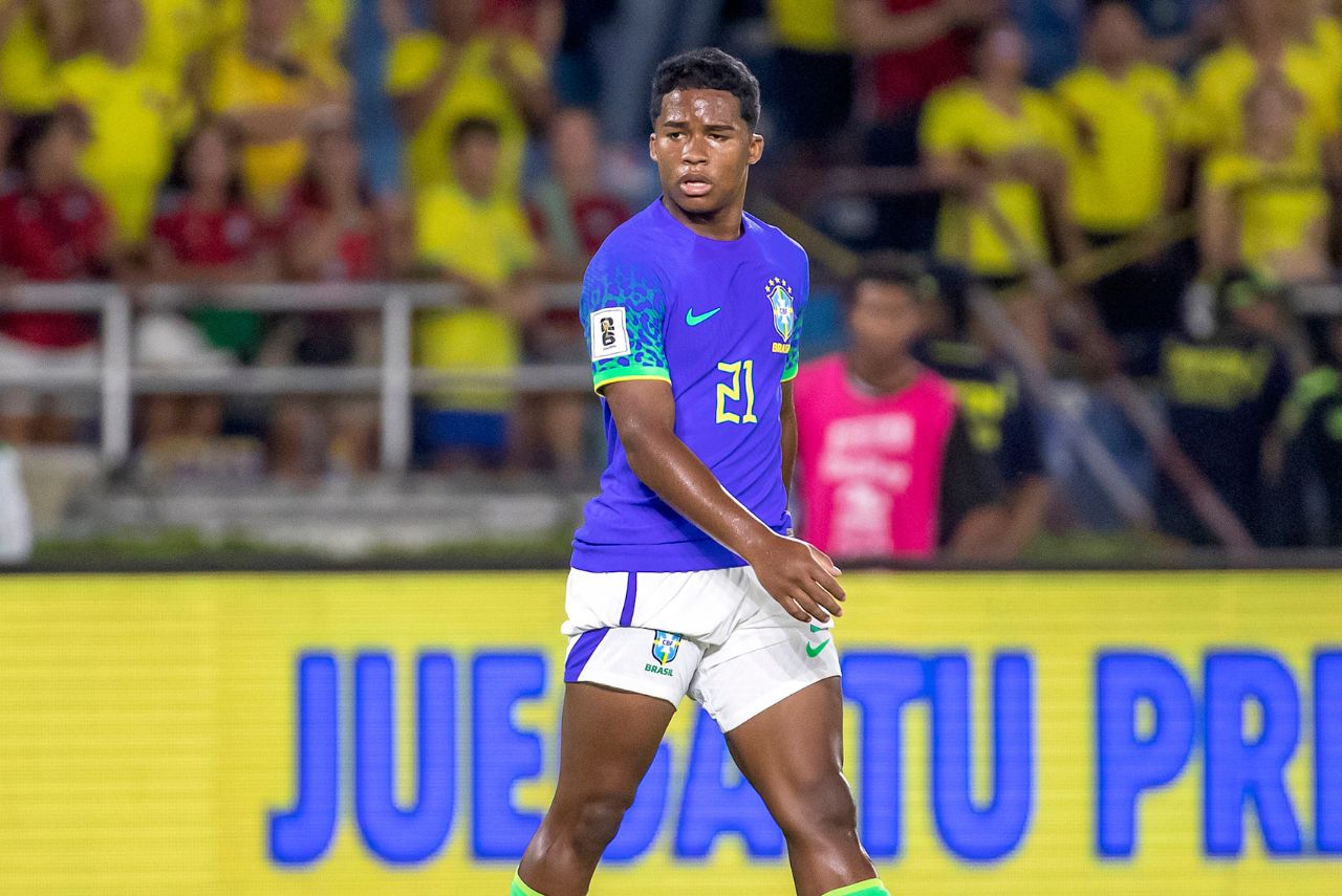 Endrick entrou no segundo tempo da partida