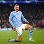 Haaland em ação pelo Manchester City