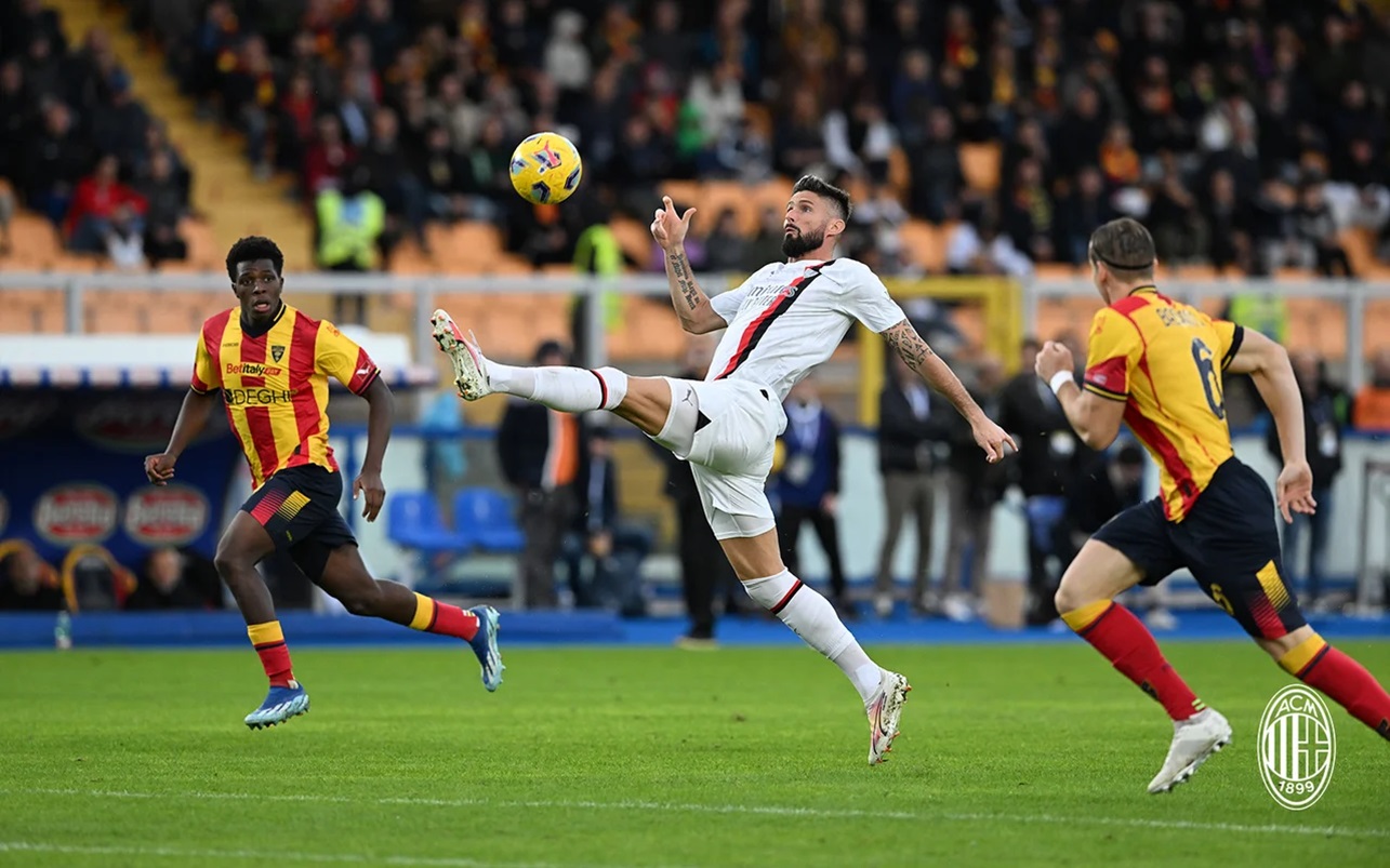 Milan cede empate com Lecce no Italiano e perde Rafael Leão por lesão