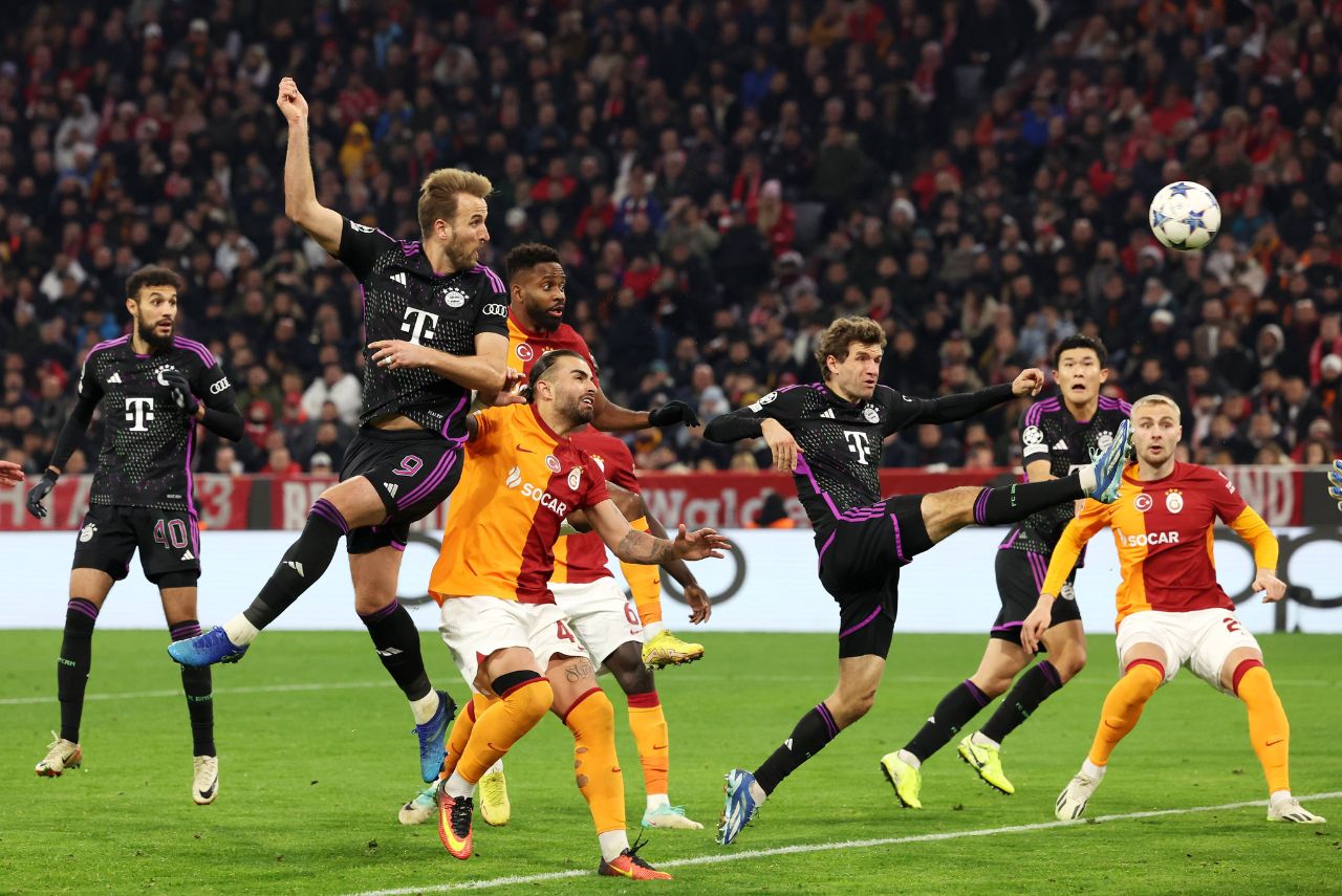 Harry Kane marcou duas vezes na vitória do Bayern sobre o Galatasaray (Foto: X/Reprodução)