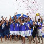 Brasil manteve hegemonia continental no futebol de areia (Foto: CONMEBOL/Divulgação)