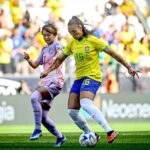 O Brasil chegou a virar o jogo, mas cedeu o empate