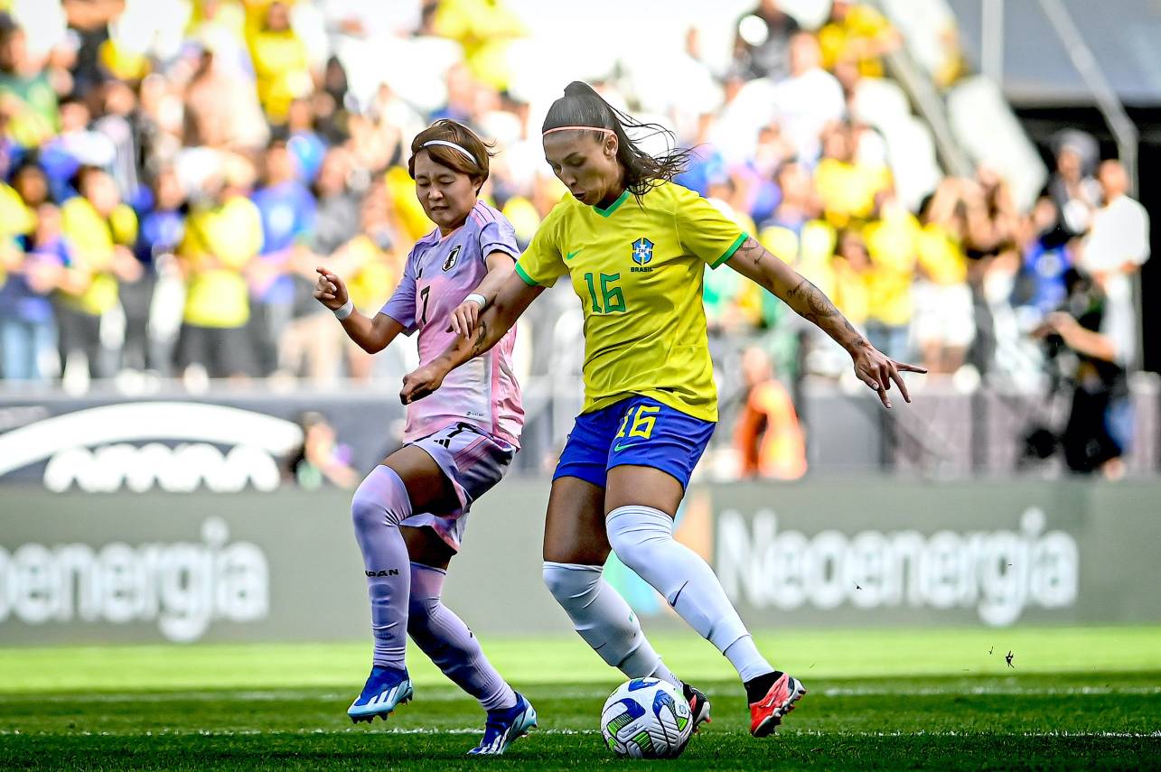 O Brasil chegou a virar o jogo, mas cedeu o empate