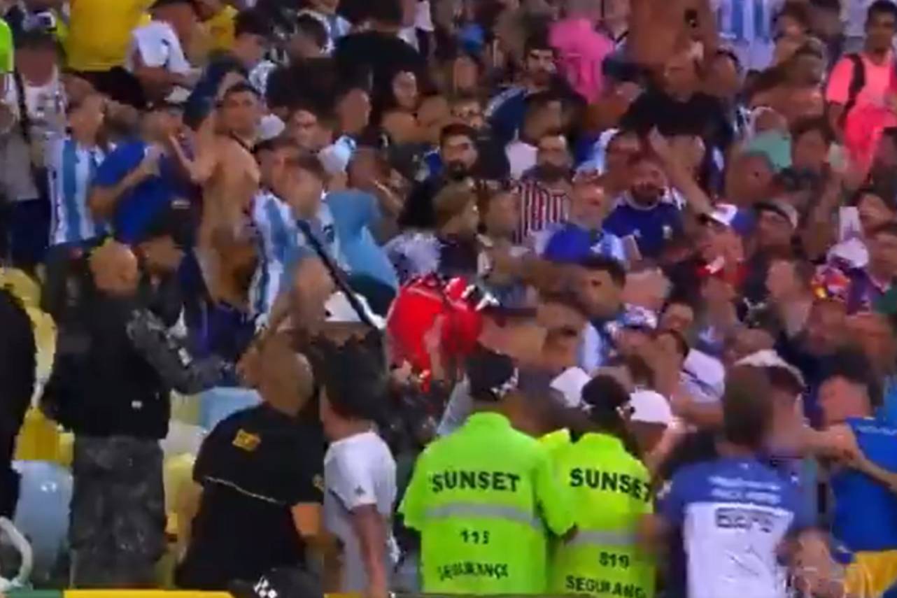 Confusão no Maracanã