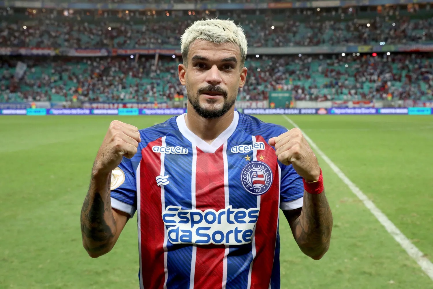 Cauly é jogador do Bahia. Foto: Felipe Oliveira/EC Bahia