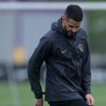 Renato Augusto em treino do Corinthians