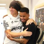 David Luiz e Allan não foram relacionados para jogo contra o Bragantino (Foto: Gilvan de Souza/Flamengo)