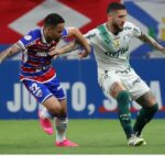 Fortaleza e Palmeiras ficaram no empate em jogo movimentado na Arena Castelão (Foto: Cesar Greco/ Palmeiras)