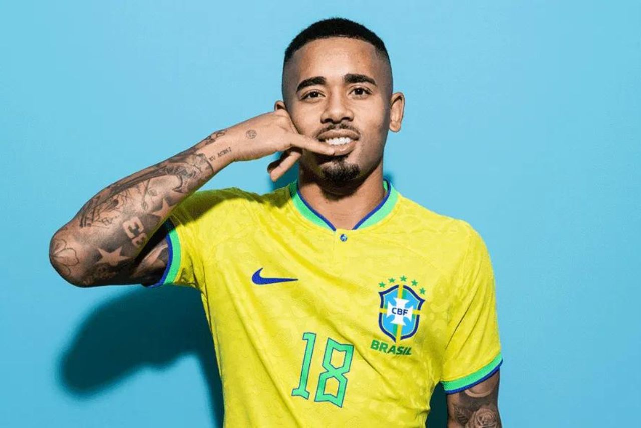 Gabriel Jesus foi um dos convocados para a Seleção Brasileira na Data FIFA de novembro (Foto: X/Reprodução)
