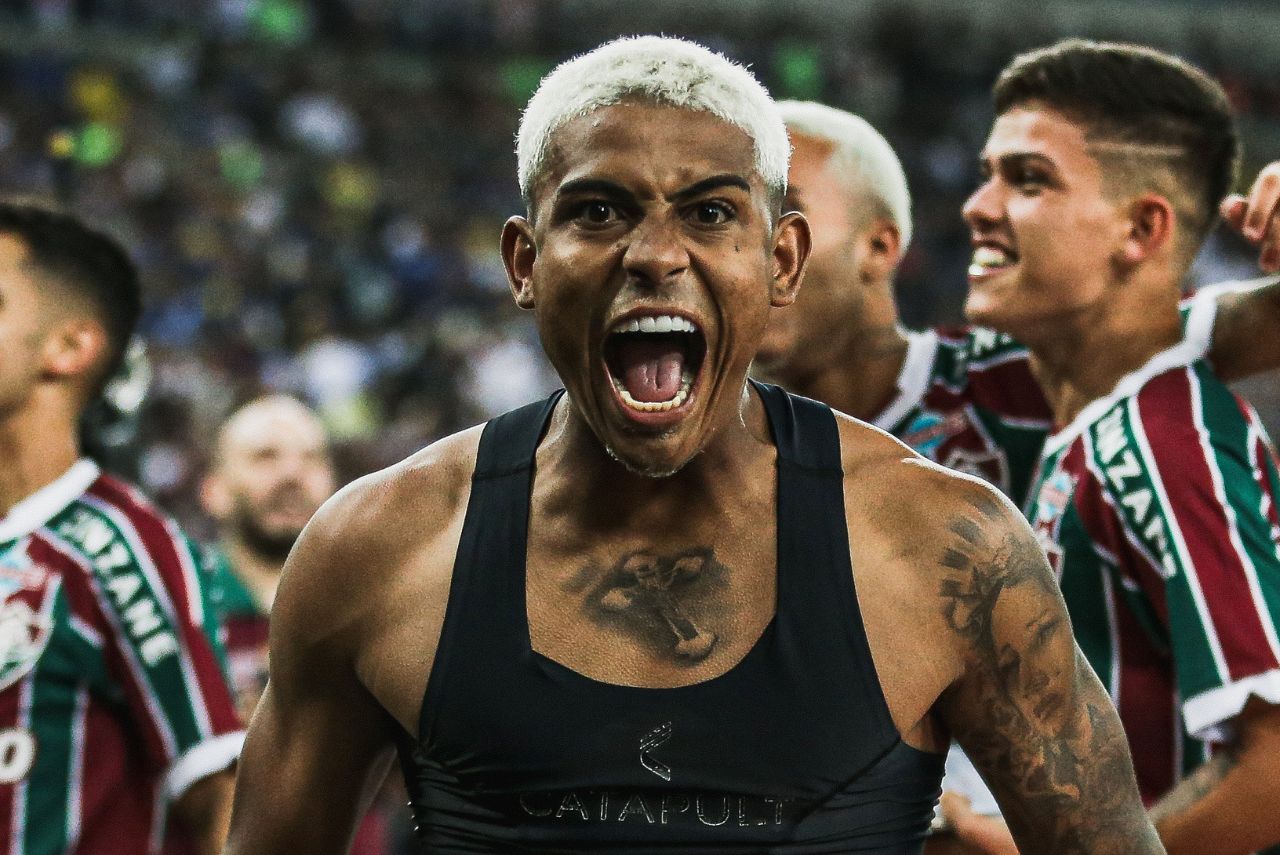 John Kennedy é um dos mais novos "Moleques de Xerém" revelados pelo Fluminense (Foto: Lucas Merçon/FFC)