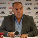 Marcos Braz, vice-presidente de futebol do Flamengo (Foto: Alexandre Vidal/CRF)