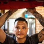 Pyae Lyan Aung, ex-jogador birmanês refugiado no Japão (Foto: Philip Fong/AFP)