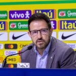 Técnico Ramon Menezes na convocação da Seleção Brasileira Pré-Olímpica (Foto: Joilson Marconne/CBF)