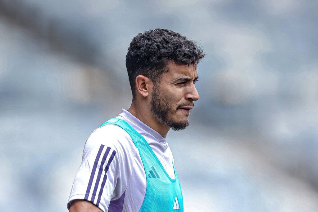 William durante o treinamento