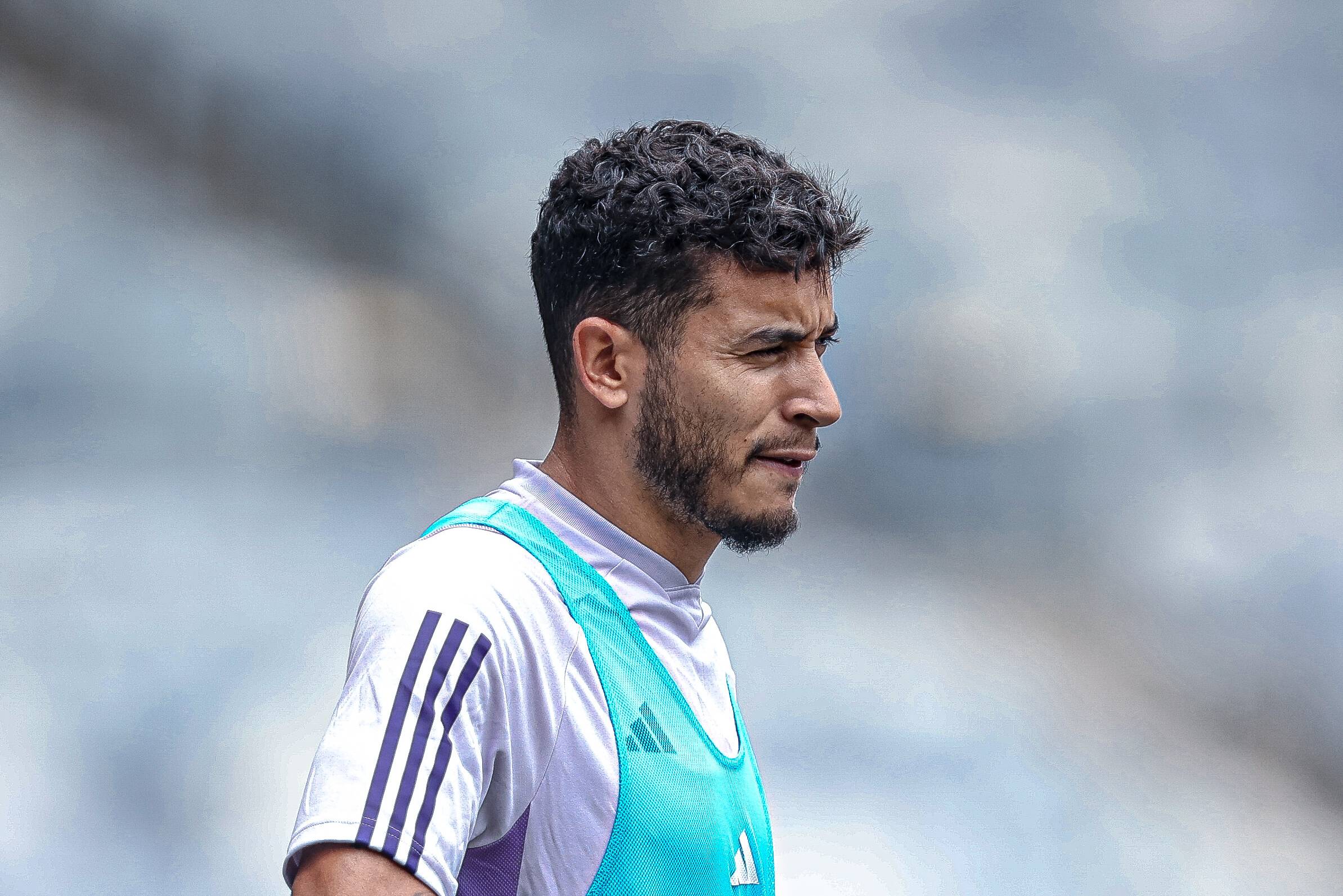 William durante o treinamento