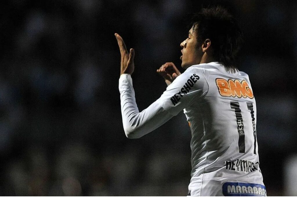 Neymar é cria da base do Santos