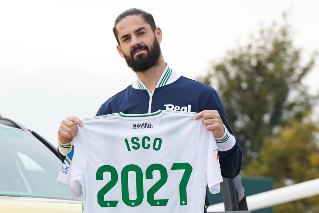 Isco tem 19 jogos pelo Betis na temporada