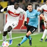 Bayer Leverkusen ficou no empate com o Stuttgart pelo Campeonato Alemão (Foto: Thomas Kienzle/AFP)