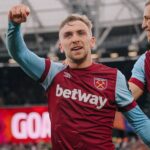 Bowen inaugurou o placar na vitória do West Ham sobre o Manchester United (Foto: X/Reprodução)