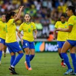 O Brasil conheceu o seu grupo na Copa Ouro Feminina Foto: Nayra Halm / Staff Images Woman / CBF