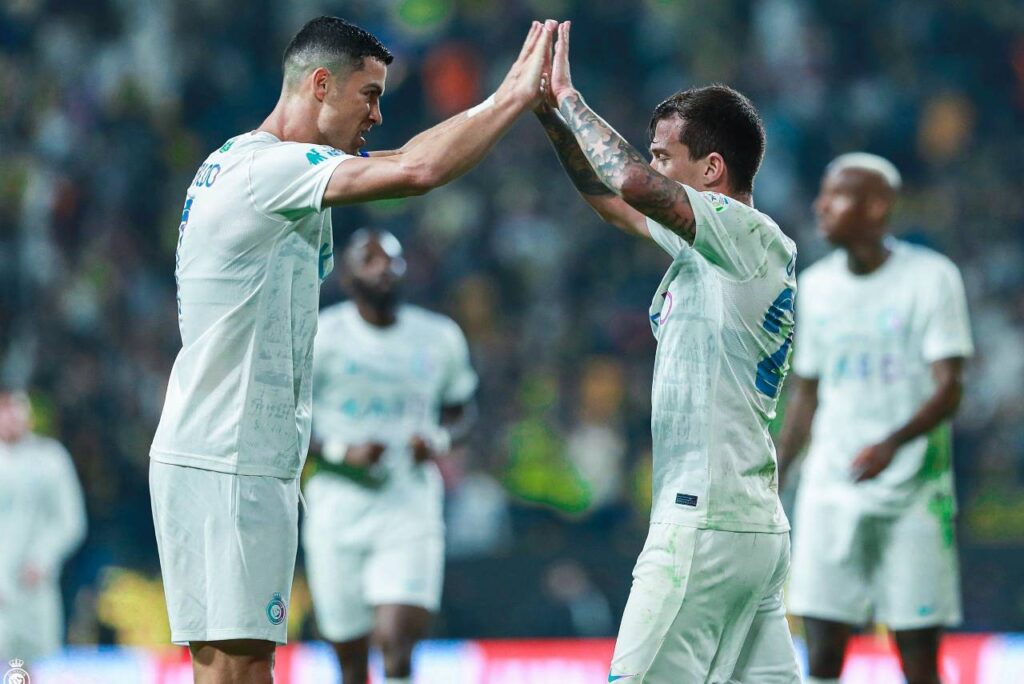 Cristiano e Otávio marcaram pelo Al-Nassr