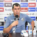Fábio Carille durante passagem pelo Santos em 2021 (Foto: Ivan Storti/SFC)