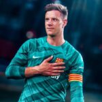 Ter Stegen deve desfalcar o Barcelona por mais cinco ou seis semanas (Foto: FC Barcelona/Divulgação)