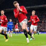 McTominay marcou duas vezes na vitória do Manchester United sobre o Chelsea (Foto: Premier League/Divulgação)