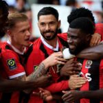 Jéremie Boga marcou o gol da vitória do Nice sobre o Reims (Foto: Valery Hache/AFP)