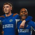 Palmer marcou o 1º gol do Chelsea com passe de Sterling. Foto: Reprodução/X