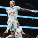 Richarlison marcou duas vezes na vitória do Tottenham sobre o Newcastle (Foto: X/Reprodução)