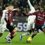 Milan e Salernitana fizeram duelo equilibrado (Foto: Carlo Hermann/AFP)