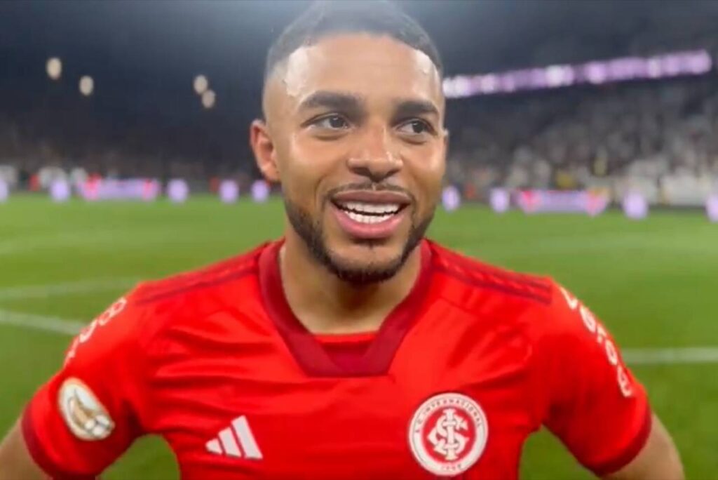 Wanderson marcou o gol da vitória do Internacional
