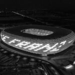 Allianz Arena com homenagem a Franz Beckenbauer
