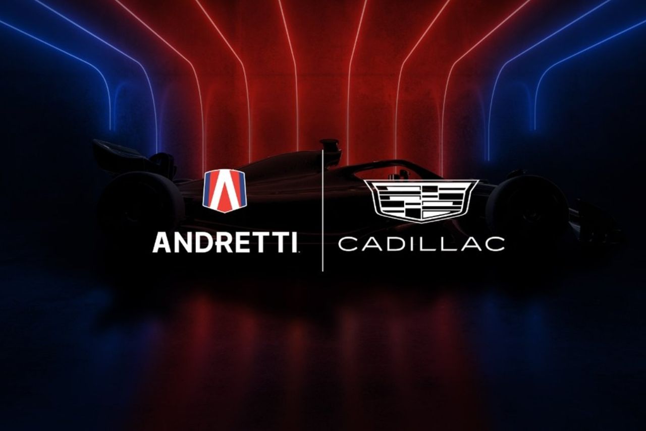 Logomarcas da Andretti e da Cadillac na Fórmula 1