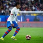 Raphinha foi titular do Barcelona contra o Osasuna