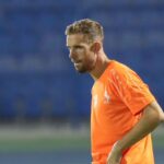 Alvo do Ajax em treino do Al-Ettifaq