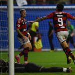Pedro comemora gol do Flamengo